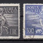 Vatikan 1948 Mi.-nr.: 147+48 gestempelt