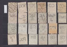 Deutsches Reich, Firmenlochungen, Perfins