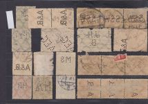 Deutsches Reich, Firmenlochungen, Perfins