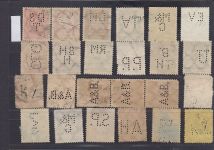 Deutsches Reich, Firmenlochungen, Perfins