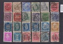 Deutsches Reich, Firmenlochungen, Perfins