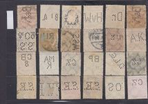 Deutsches Reich, Firmenlochungen, Perfins