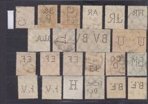 Deutsches Reich, Firmenlochungen, Perfins