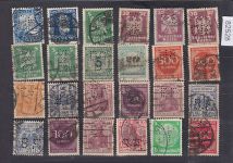 Deutsches Reich, Firmenlochungen, Perfins