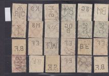 Deutsches Reich, Firmenlochungen, Perfins