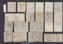 Deutsches Reich, Firmenlochungen, Perfins