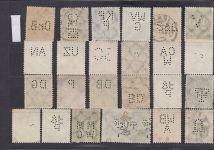 Deutsches Reich, Firmenlochungen, Perfins