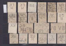 Deutsches Reich, Firmenlochungen, Perfins