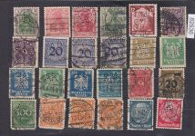 Deutsches Reich, Firmenlochungen, Perfins