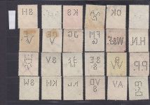 Deutsches Reich, Firmenlochungen, Perfins