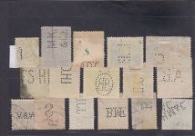 Österreich, Firmenlochungen, Perfins