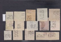 Österreich, Firmenlochungen, Perfins