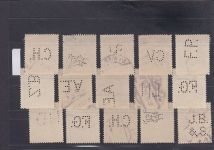 Österreich, Firmenlochungen, Perfins