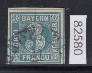 AD Bayern 1849, Mich.-Nr.: 2 I   gestempelt geprüft  Befund