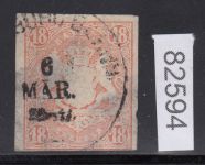 AD Bayern 1867, Mich.-Nr.: 19 gestempelt  mangel lesen