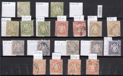 AD Bayern 1870, Mich.-Nr.: 22-27 gestempelt  lesen