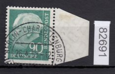 Bund 1957, Mich.-Nr.: 265 LUXUS Gestempelt + gummi  Berlin Charlottenburg