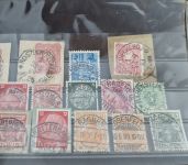 Stempelsammlung   R   Deutsches Reich   Stempel Radeberg  bis Rostock    13 Steckkarten