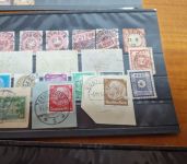 Stempelsammlung   R   Deutsches Reich   Stempel Radeberg  bis Rostock    13 Steckkarten