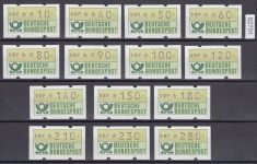 Bund 1981, Mich.-Nr.: ATM 1 **  10-280 Pf mit Zählnummer