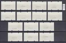 Bund 1981, Mich.-Nr.: ATM 1 **  10-280 Pf mit Zählnummer