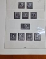 Bund Bizone ab 1945  viel Zentrisch im  Lindner  Vordruck