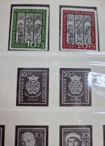 Bund Bizone ab 1945  viel Zentrisch im  Lindner  Vordruck