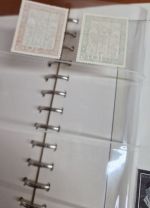 Bund Bizone ab 1945  viel Zentrisch im  Lindner  Vordruck