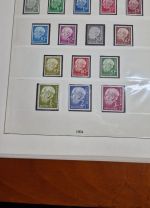 Bund Bizone ab 1945  viel Zentrisch im  Lindner  Vordruck