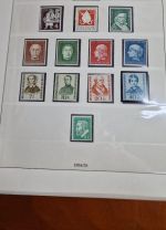 Bund Bizone ab 1945  viel Zentrisch im  Lindner  Vordruck