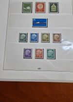 Bund Bizone ab 1945  viel Zentrisch im  Lindner  Vordruck