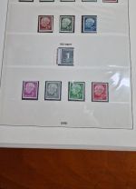 Bund Bizone ab 1945  viel Zentrisch im  Lindner  Vordruck