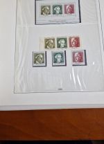 Bund Bizone ab 1945  viel Zentrisch im  Lindner  Vordruck