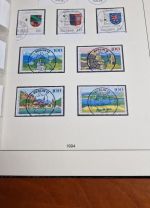 Bund  1994-1996  viel Zentrisch gestempelt  ** + gestempelt   viel Eckrand