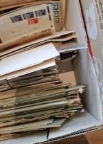 Nachlass Karton ca 10kg  Deutschland   und alle welt Wunderkarton Briefe Kiloware