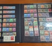 Deutsches Reich  Sammlung + Zusammendrucke wie Stände S 223-226 *