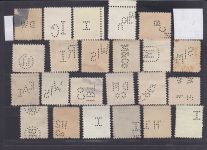 USA, Firmenlochungen, Perfins