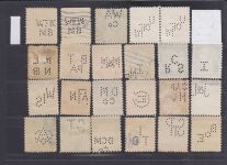 USA, Firmenlochungen, Perfins