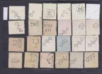 USA, Firmenlochungen, Perfins