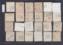 USA, Firmenlochungen, Perfins