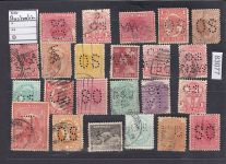 Australien, Firmenlochungen, Perfins