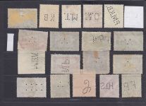 Ungarn, Firmenlochungen, Perfins