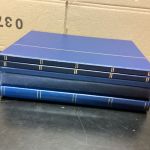 Einsteckalben  Briefmarkenalben 5 Stück weiß  gebraucht