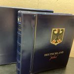 DEUTSCHLAND-PLUS-ALBUM+ Schuber Vordrucke   Bund  1998-2000 Ecken kompl.  gebraucht