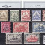 Kolonien Kiautschou 1905, Mich.-Nr.: 18-27 * geprüft  Attest