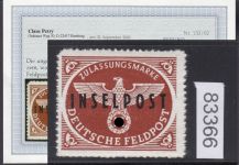 Feldpost, Mi.-Nr. 9 * geprüft  Befund