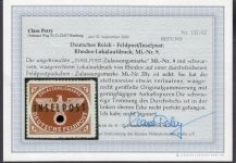 Feldpost, Mi.-Nr. 9 * geprüft  Befund