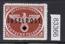Feldpost, Mi.-Nr. 9 * geprüft  Befund