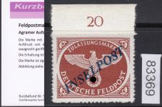Feldpost, Mi.-Nr.10 Bb I ** geprüft  Befund