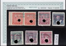 Sudetenland Karlsbad, Mi.-Nr.   3+5-9  **/*  geprüft  Befund